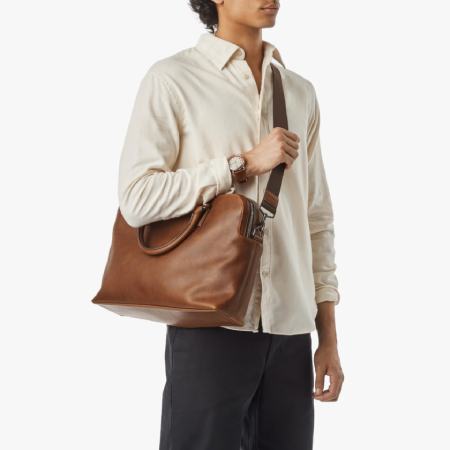 Shinola Double Zip Briefcase